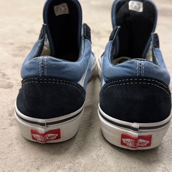 Vans Blue and Black Women's Sneakers - Picture 2 of 4